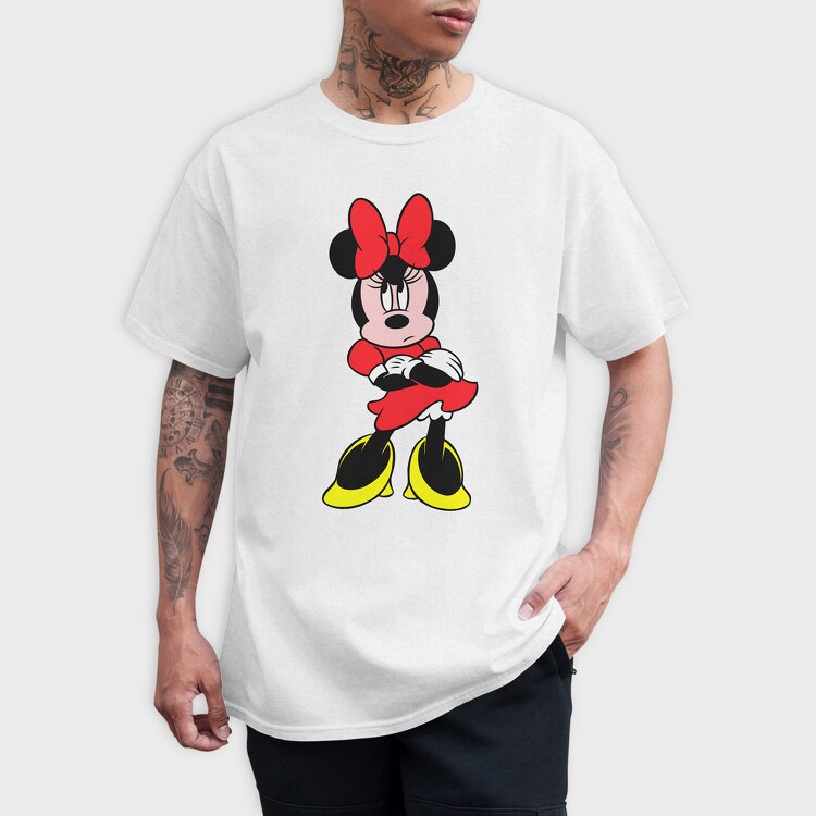 Cartoon Retro Minnie 5, Tricou Barbati (Unisex)