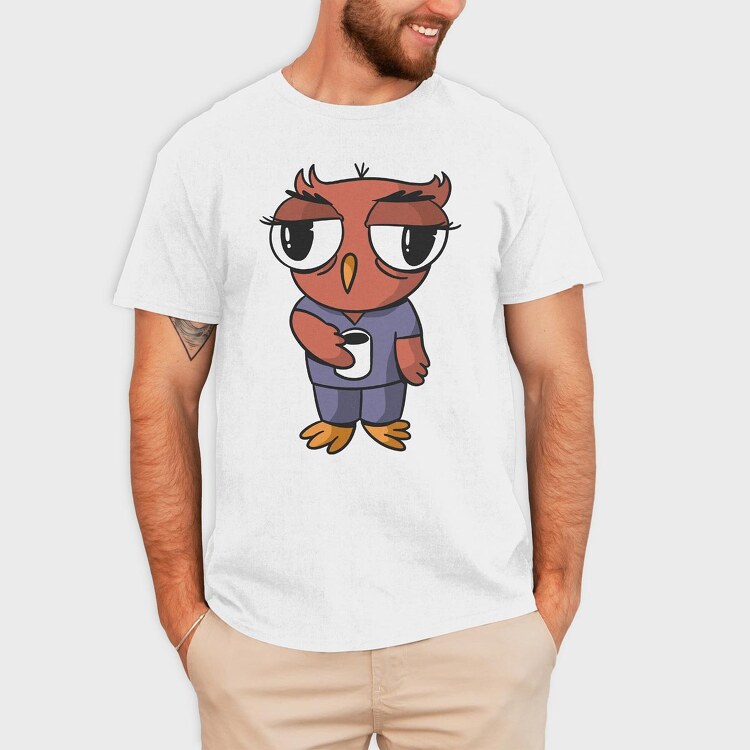 Owl Nurse, Tricou Barbati (Unisex)