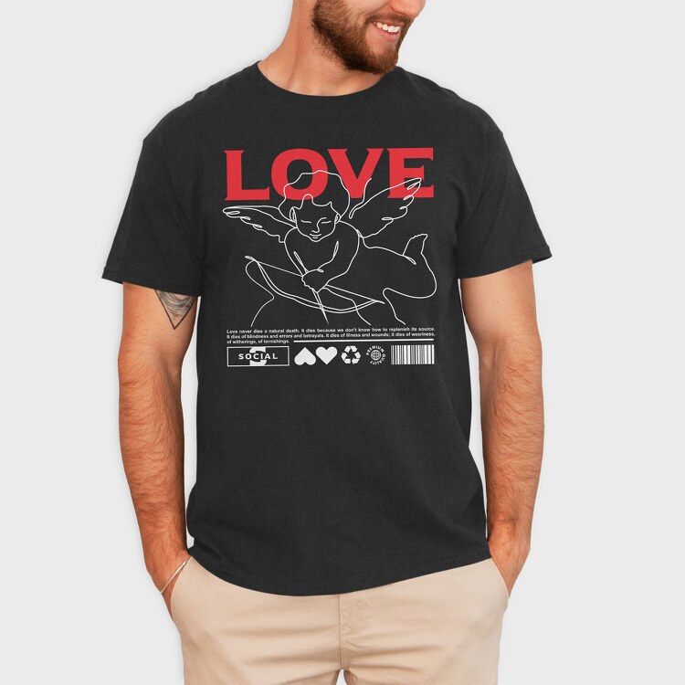 Love 2, Tricou Barbati (Unisex)