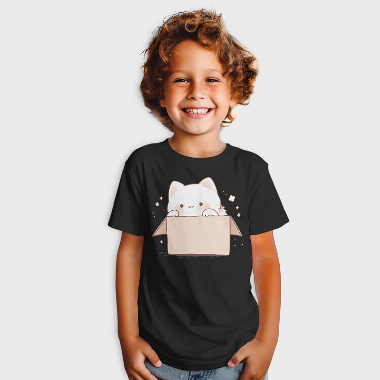 Cute Little Cat Box, Tricou Copii