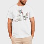 Cartoon Retro Pinky and Cerebro 3, Tricou Barbati (Unisex)