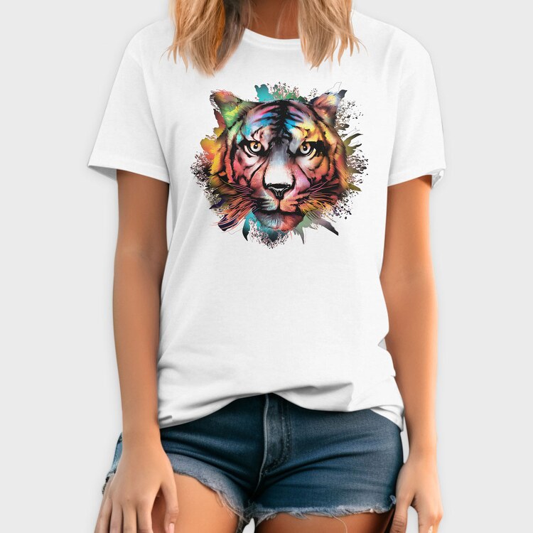 Watercolor Tiger, Tricou Barbati (Unisex)