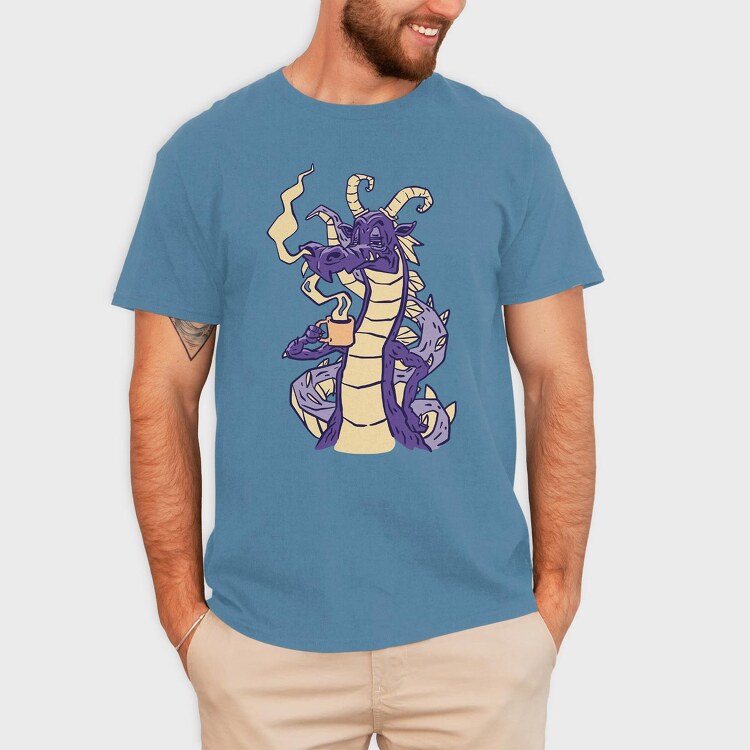 Dragon Coffe, Tricou Barbati (Unisex)