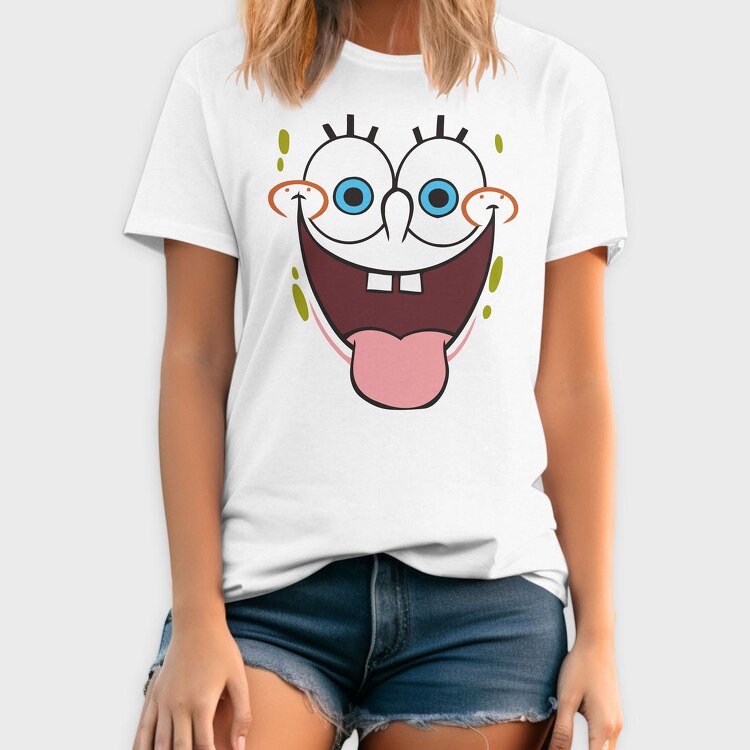 SpongeBob face 3, Tricou Barbati (Unisex)