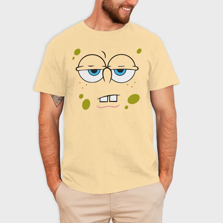 SpongeBob face 5, Tricou Barbati (Unisex)