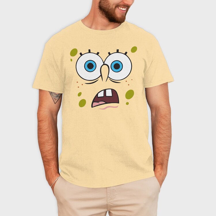 SpongeBob face 6, Tricou Barbati (Unisex)