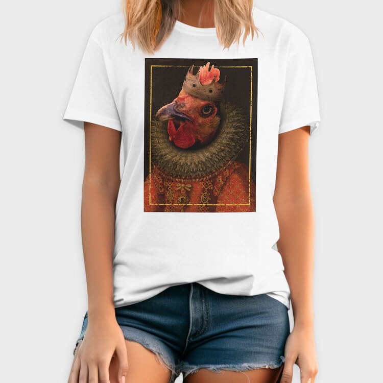Poster Chick Queen, Tricou Barbati (Unisex)
