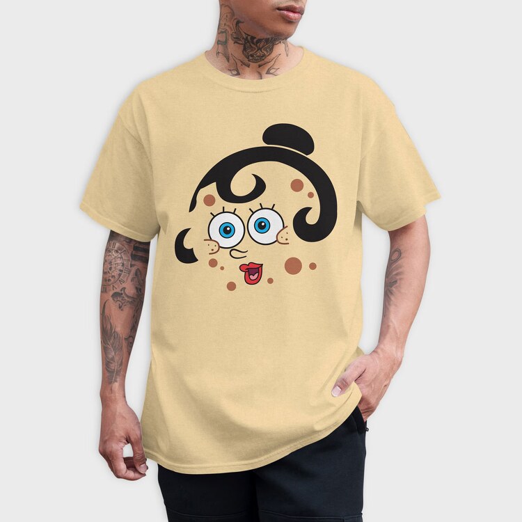 SpongeBob Faces 13, Tricou Barbati (Unisex)