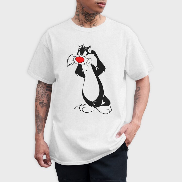 Cartoon Retro Silvestre 6, Tricou Barbati (Unisex)