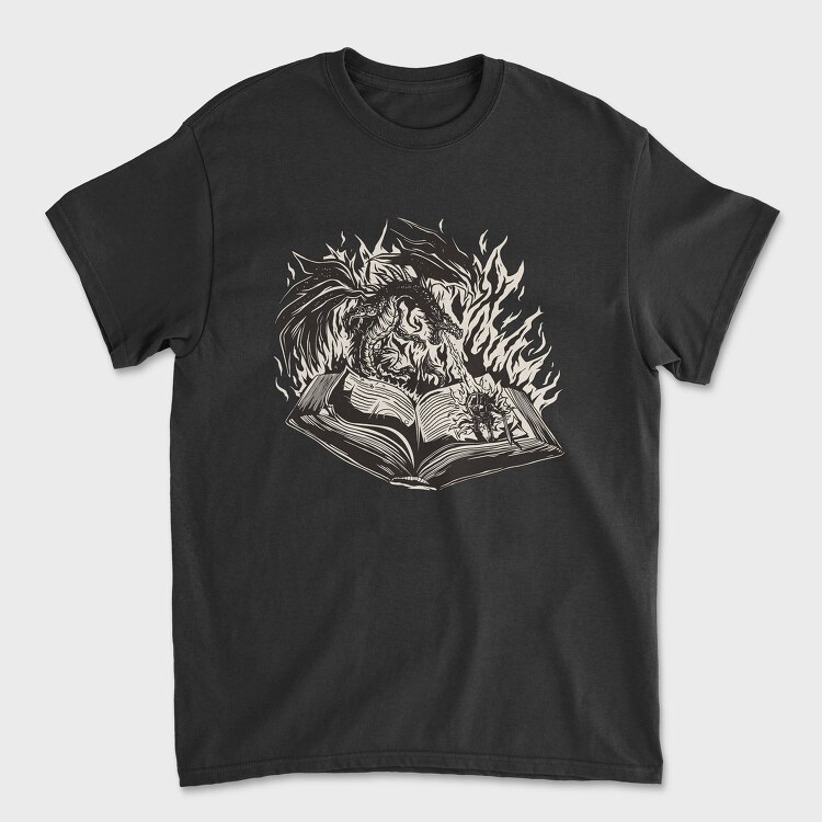 Dragon Book, Tricou Barbati (Unisex)