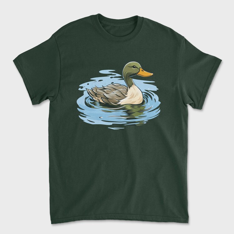 Duck on Water, Tricou Barbati (Unisex)