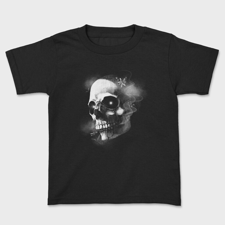 Monochrome Skull Nebula, Tricou Copii