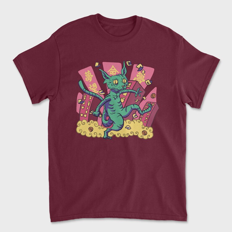 Monster Cat, Tricou Barbati (Unisex)