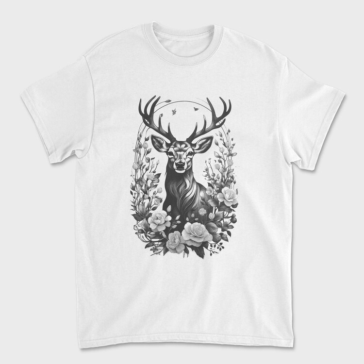 Reindeer Flowers, Tricou Barbati (Unisex)