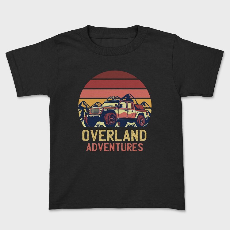 Retro Sunset Overland Adventures, Tricou Copii