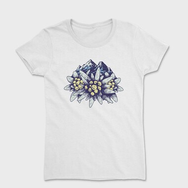 Edelweiss Flower Mountains, Tricou Femei