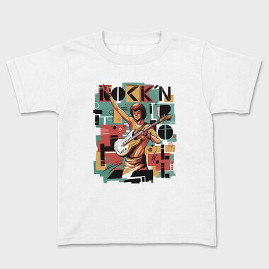 Rock N Roll Guitar, Tricou Copii