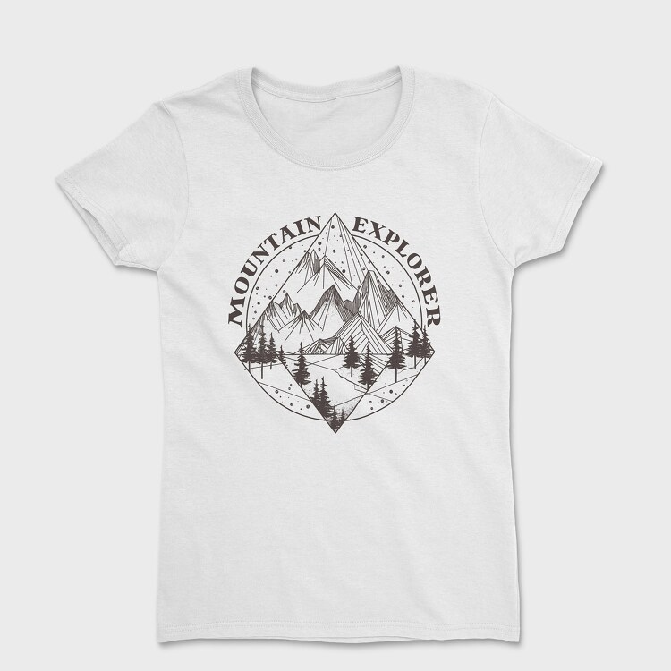 Mountain Explorer Lines, Tricou Femei