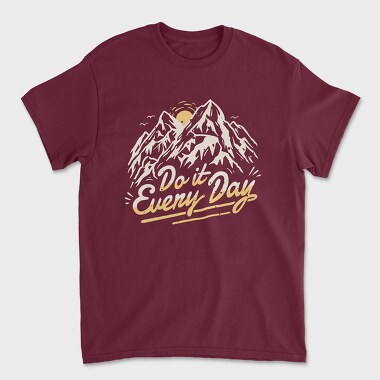 Mountain Quote, Tricou Barbati (Unisex)