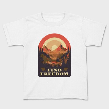 Mountain Sun Find Freedom, Tricou Copii