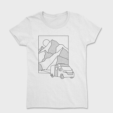 Mountain Van Monochrome, Tricou Femei