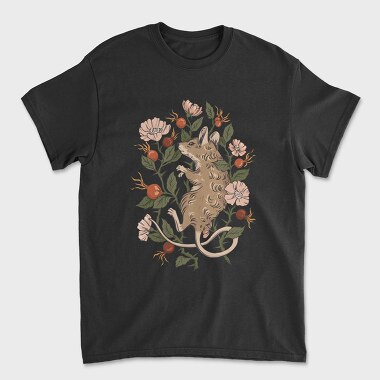 Mouse Rosehip, Tricou Barbati (Unisex)