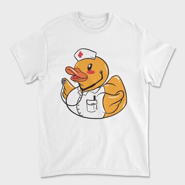 Rubber Duck Nurse, Tricou Barbati (Unisex)