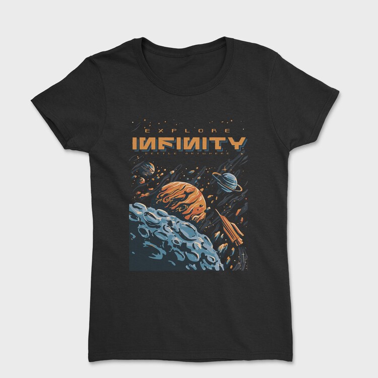 Explore Infinity Settle Anywhere, Tricou Femei