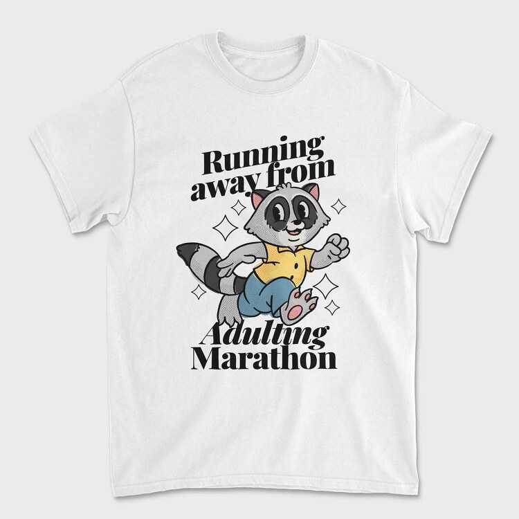 Running Away From Adulting, Tricou Barbati (Unisex)