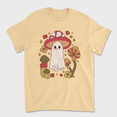 Mushroom Ghost, Tricou Barbati (Unisex)