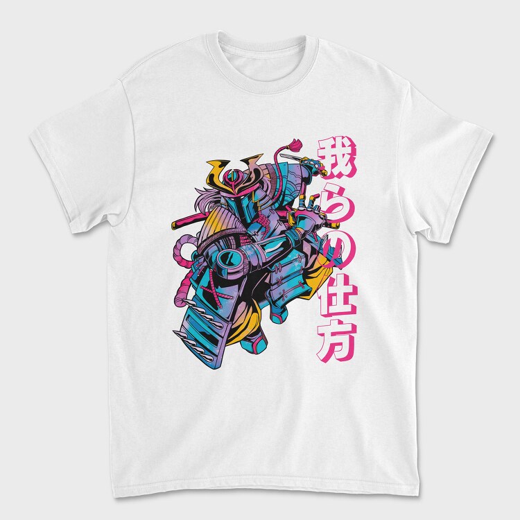 Samurai Sci Fi Warrior, Tricou Barbati (Unisex)