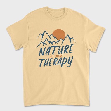 Nature Is My Therapy, Tricou Barbati (Unisex)