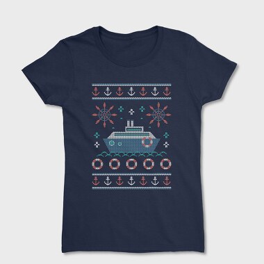 Nautic Ugly Sweater, Tricou Femei