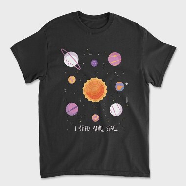 Need More Space Solar System, Tricou Barbati (Unisex)