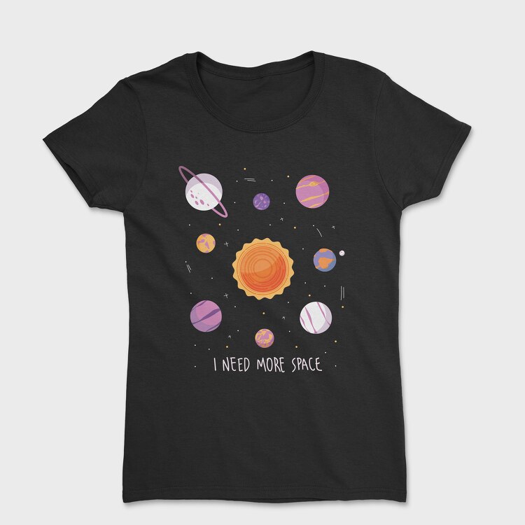 Need More Space Solar System, Tricou Femei