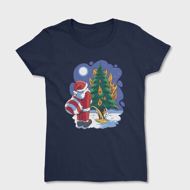 Santa Tree Pee, Tricou Femei