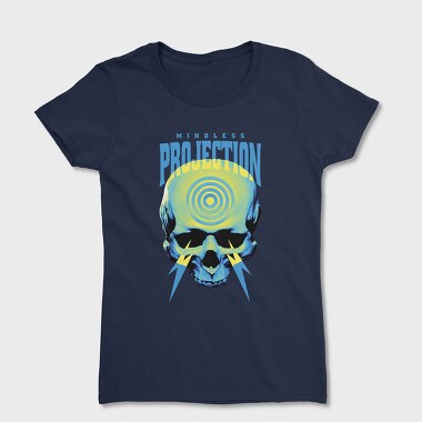 Negative Skull Circles, Tricou Femei