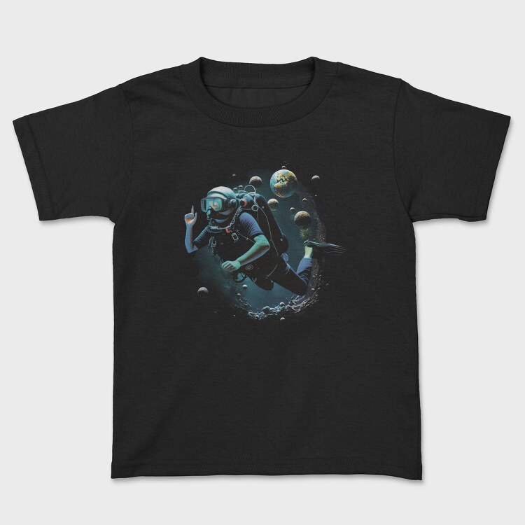 Sea Diver Diving Between Planets, Tricou Copii