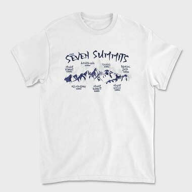 Seven Summits, Tricou Barbati (Unisex)