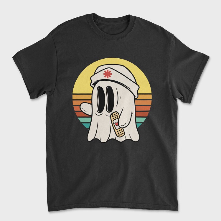 Nurse Ghost, Tricou Barbati (Unisex)