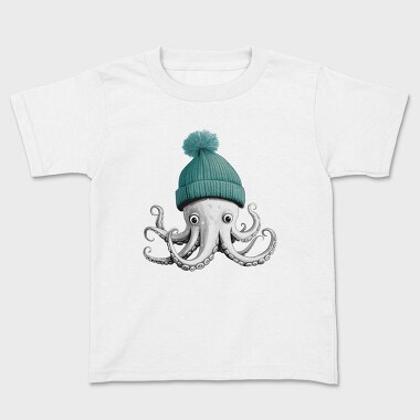 Octopus Winter Hat, Tricou Copii