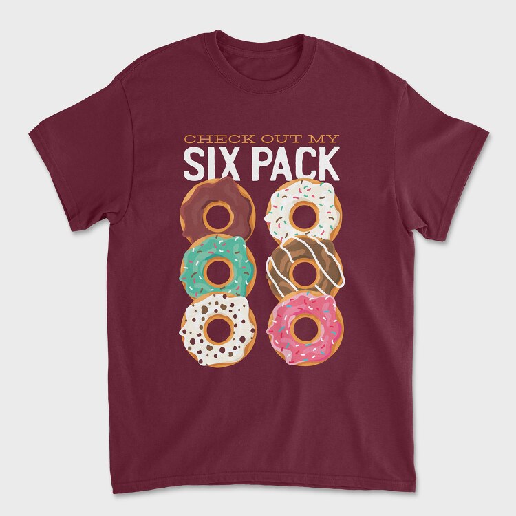 Six Pack Donuts, Tricou Barbati (Unisex)