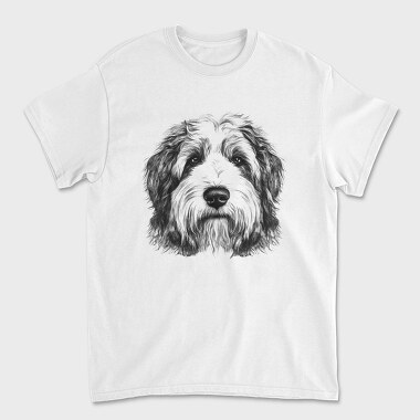 Old English Sheep Dog, Tricou Barbati (Unisex)