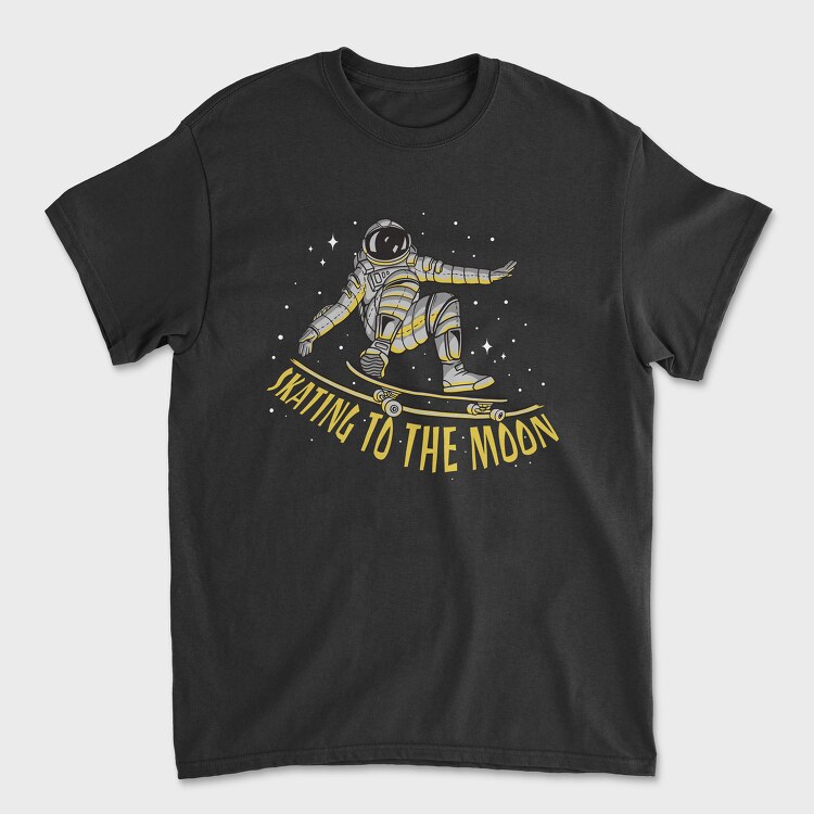 Skating to the Moon, Tricou Barbati (Unisex)