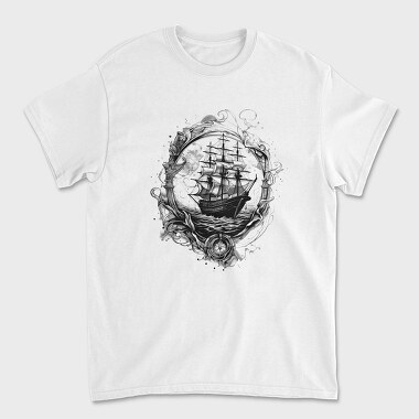 Old Sailing Ship, Tricou Barbati (Unisex)