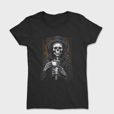 Skeleton Coffee Grave, Tricou Femei