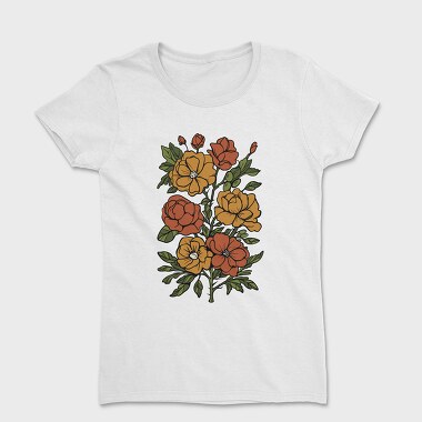 Orange Flowers, Tricou Femei