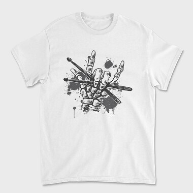 Skeleton Hand Drums, Tricou Barbati (Unisex)