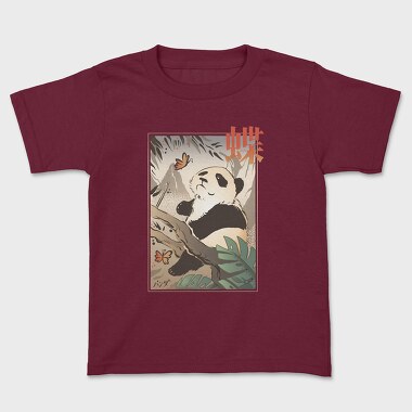 Panda Butterfly Japanese, Tricou Copii