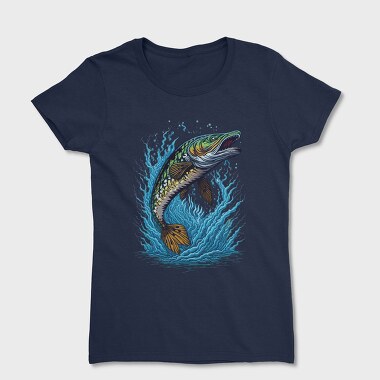 Pike Fish Jump, Tricou Femei